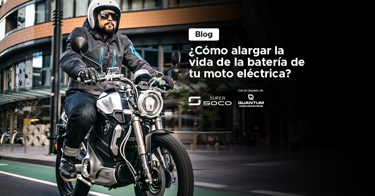 ¿Cómo alargar la vida de la batería de tu moto eléctrica?